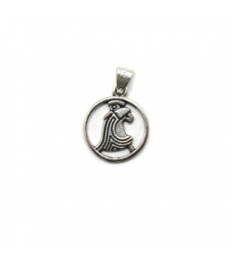 PE001393 Genuine sterling silver pendant charm solid hallmarked 925 zodiac sign Aquarius